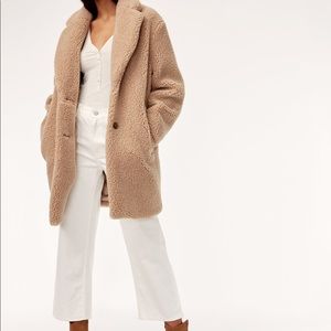 Aritzia Wilfred Teddy Cocoon Jacket XXS